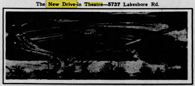 Lakeshore Drive-In Theatre - Jun 23 1948 Mention (newer photo)